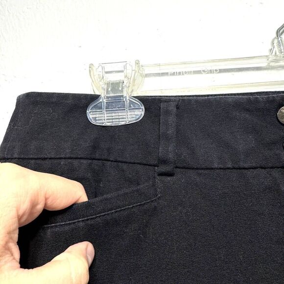 Apt. 9 Torie Pants Pull On Stretch Trouser Legging Crop Black Womens sz 12 - Picture 3 of 8